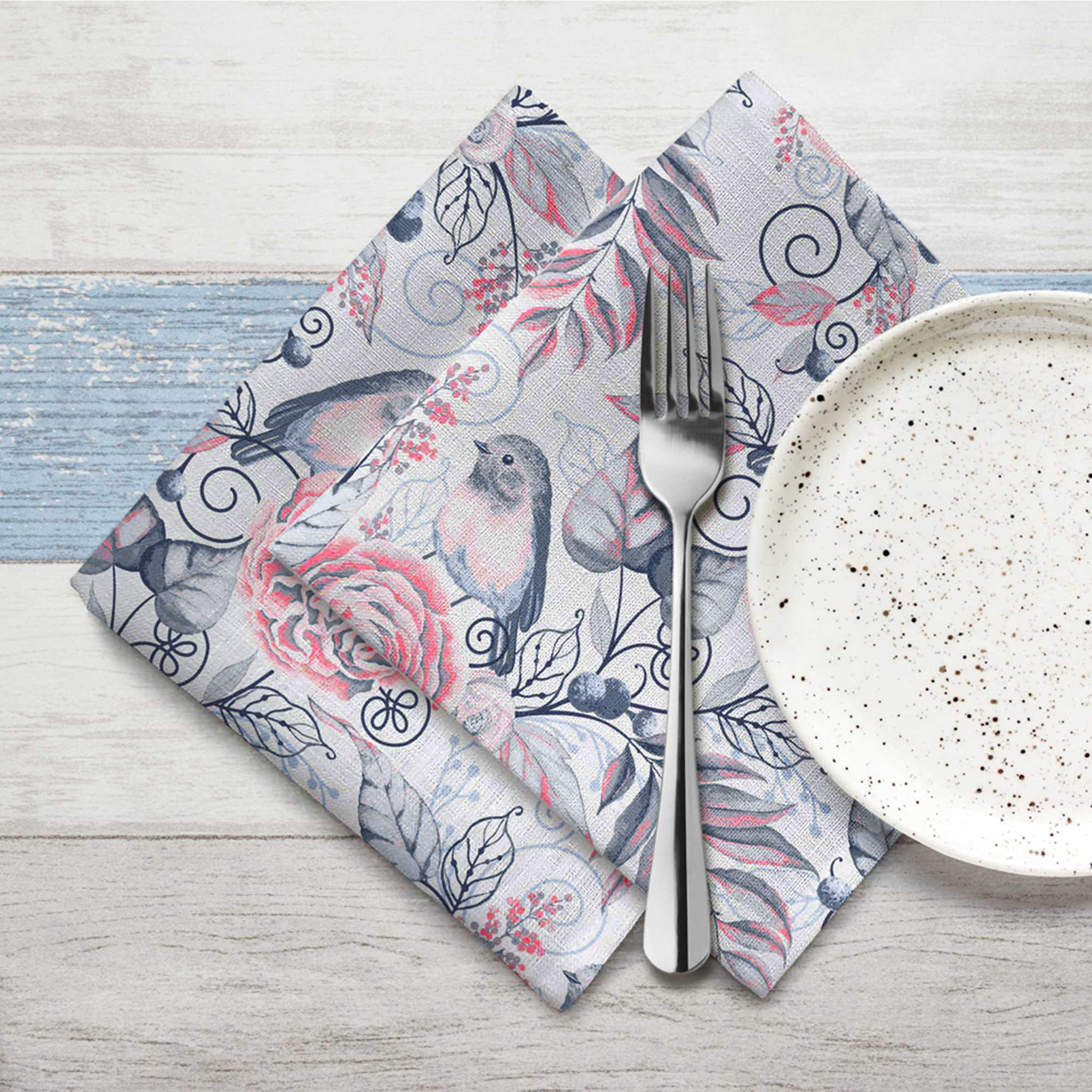 Набор Салфеток Verossa Птички серые