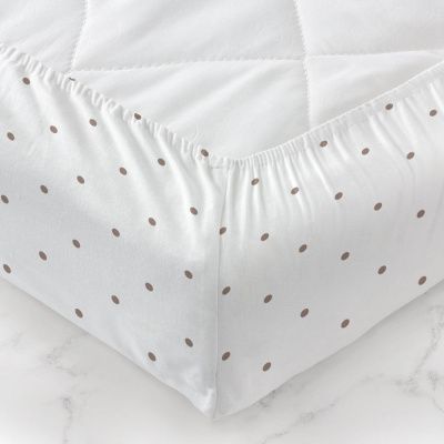 Простыня Облачко На Резинке Brown dots