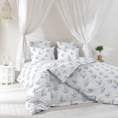 Комплект постельного белья Verossa Сатин Regatta blue
